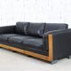 Leather sofa Afra & Tobia Scarpa Cassina