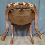 Louis XV style upholstered stool