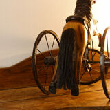 Old miniature horse tricycle