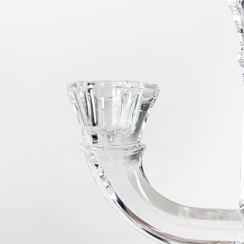 Design chandelier in glass 4 burners