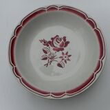 Hollow dish, round, floral decoration
