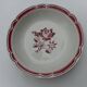 Hollow dish, round, floral decoration