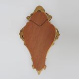 French 20th century baroque style gilded crested mirror
