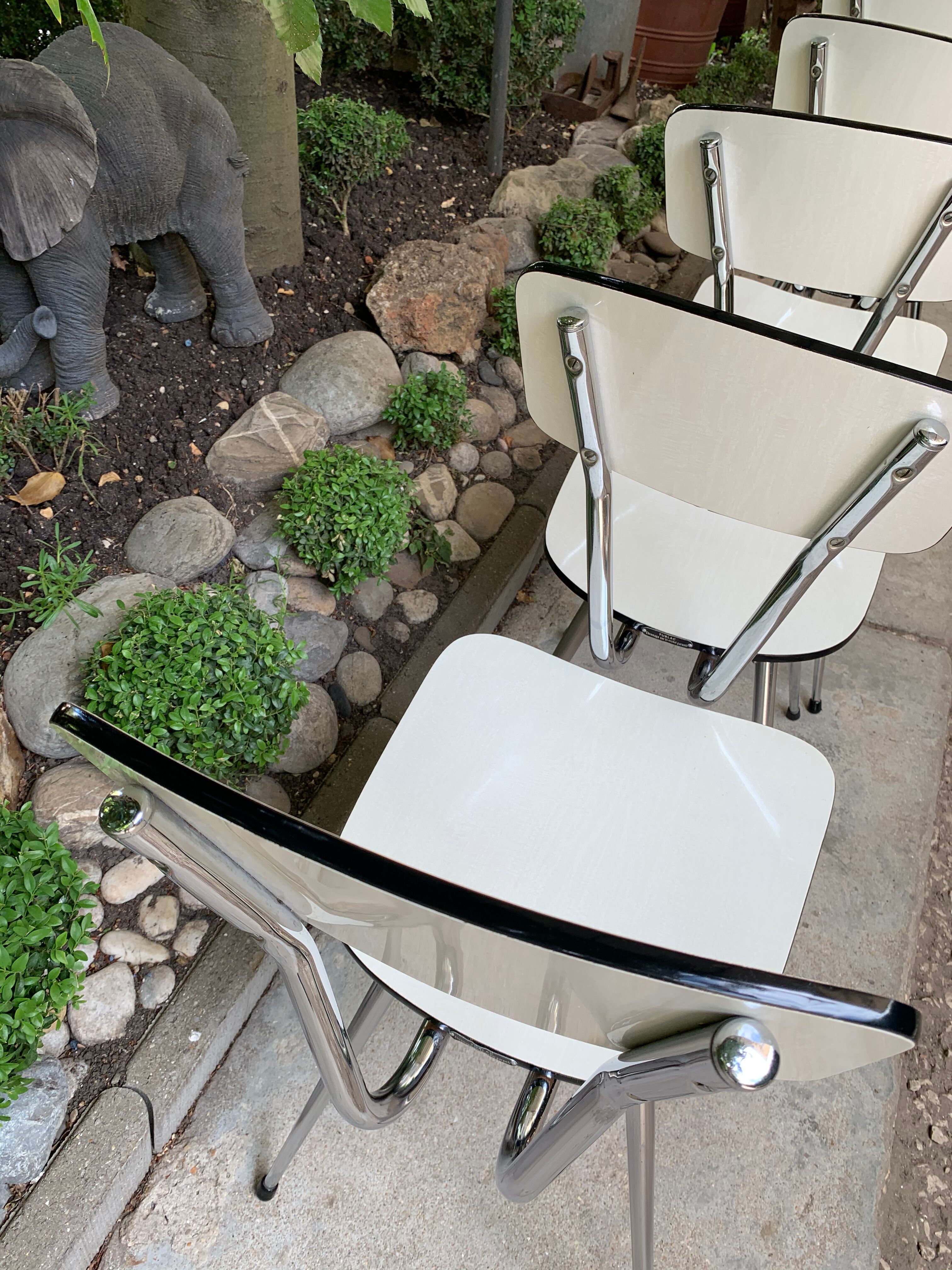 Tublac compass formica 5 chairs