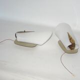 Pair of 50s modernist wall sconces