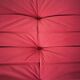 Togo set of chair and pouf in raspberry velvet
