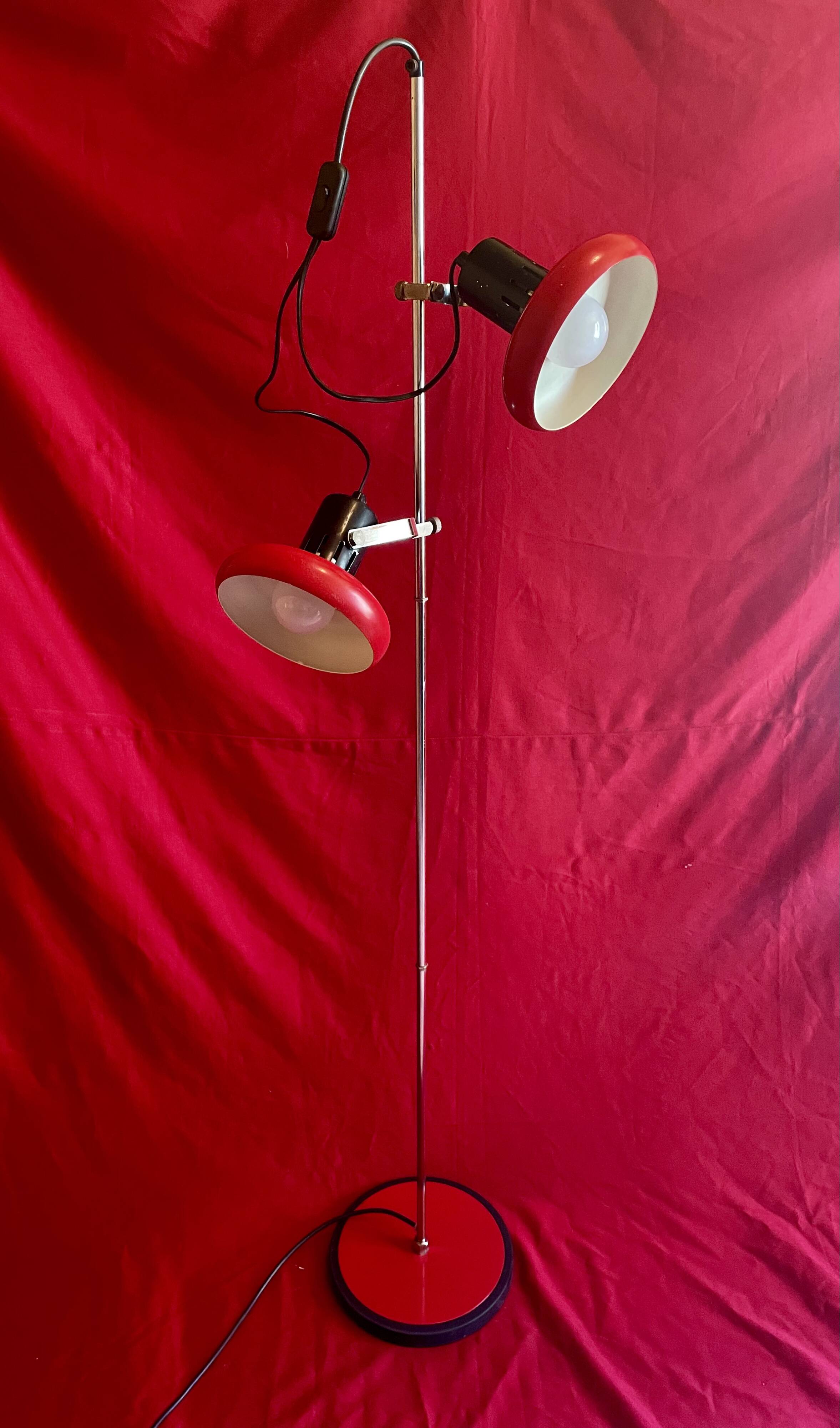"Aluminor" Floor Lamp, Space Age, Vintage, 70s