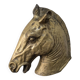 Tête de cheval en bronze milieu XXème