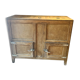 Old wooden refrigerator