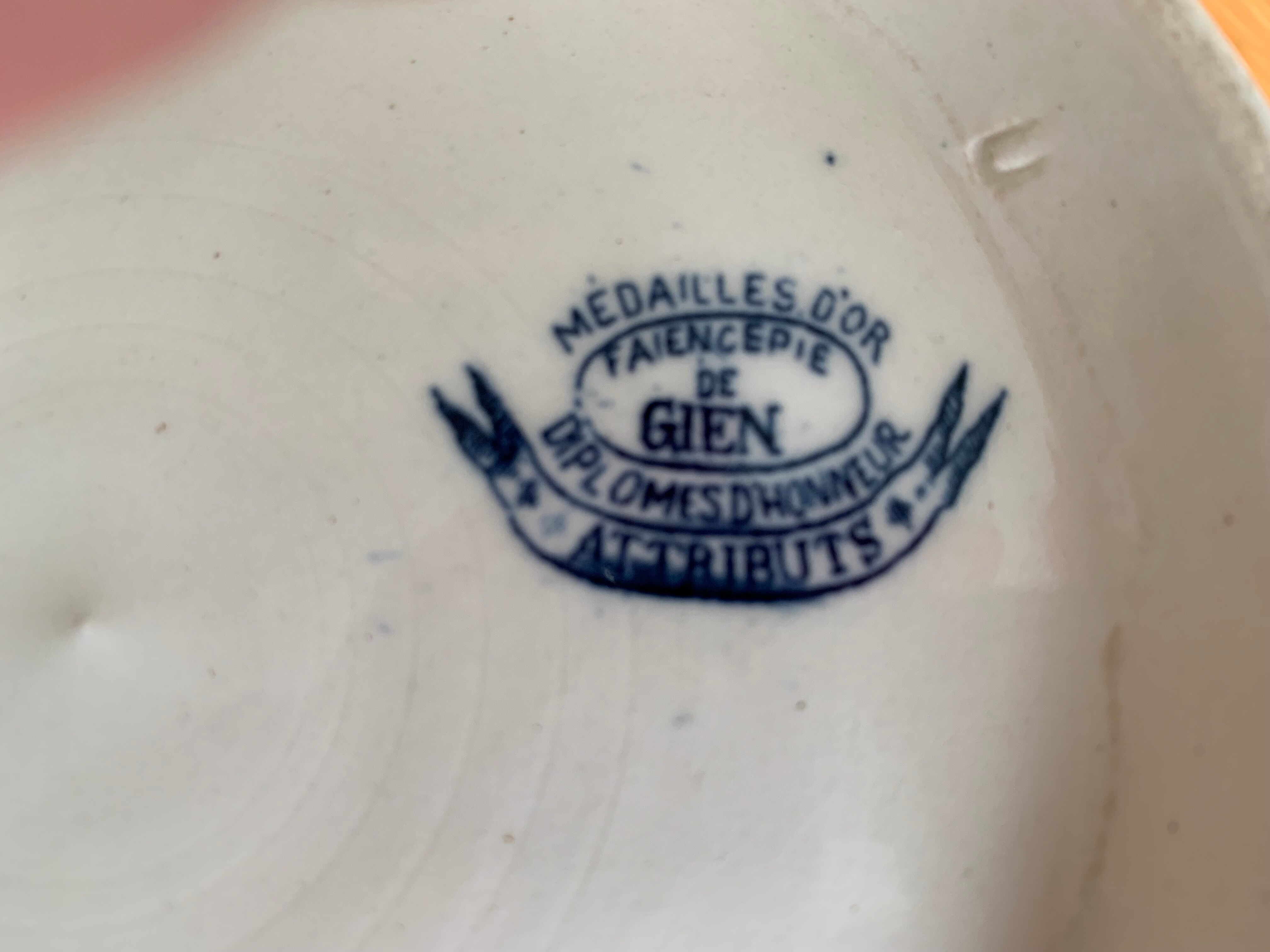 Old soup pot in GIEN earthenware – ATTRIBUTES model