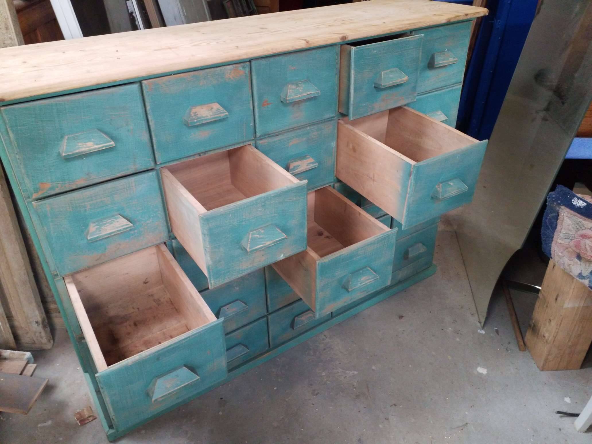 25-drawer cabinet