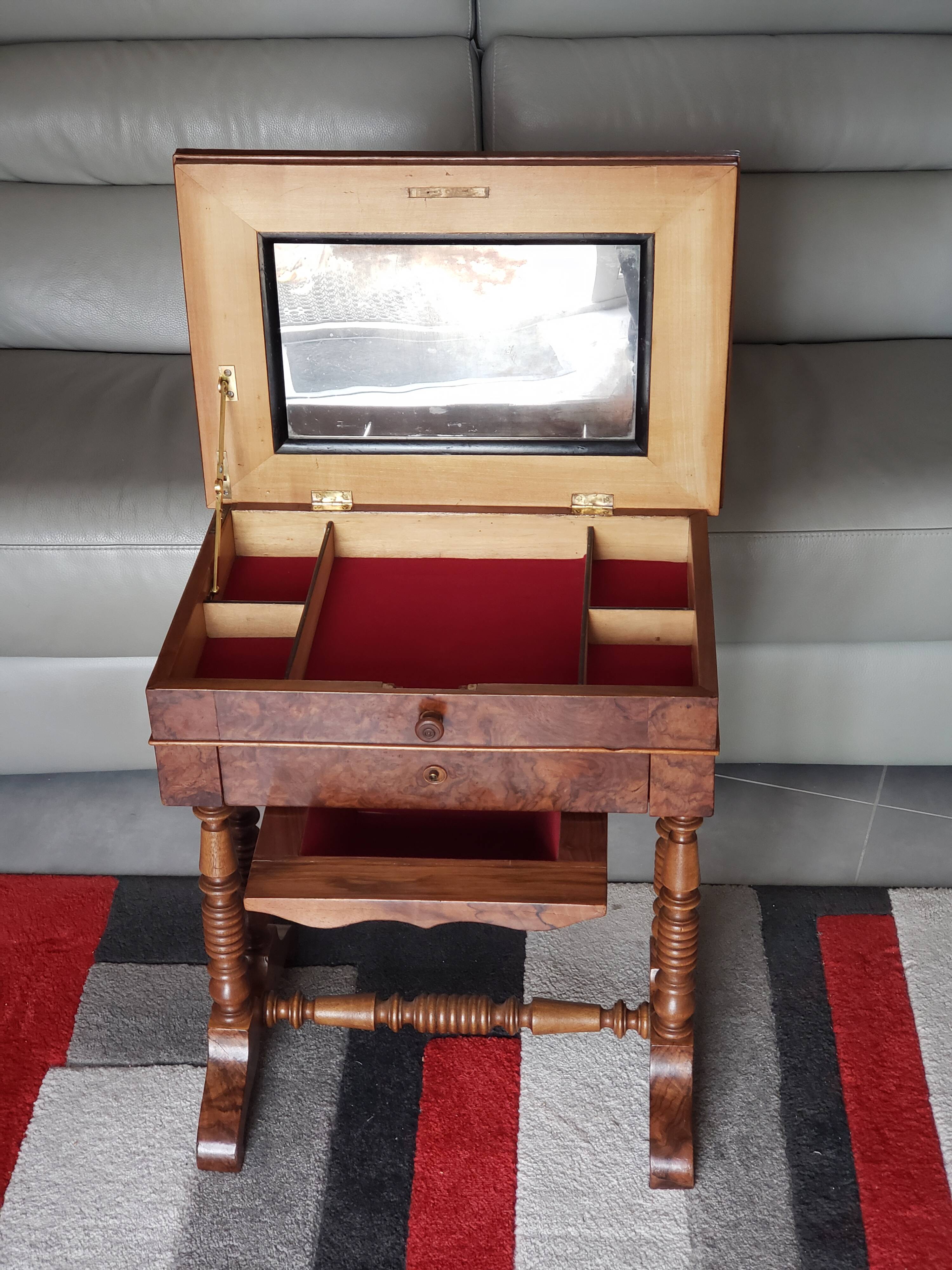 Vintage wooden dressing table