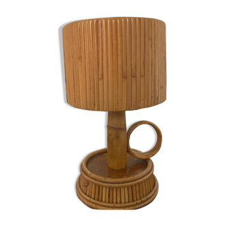 Rattan lamp 60s