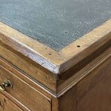 Early 20th century English flat desk in oak