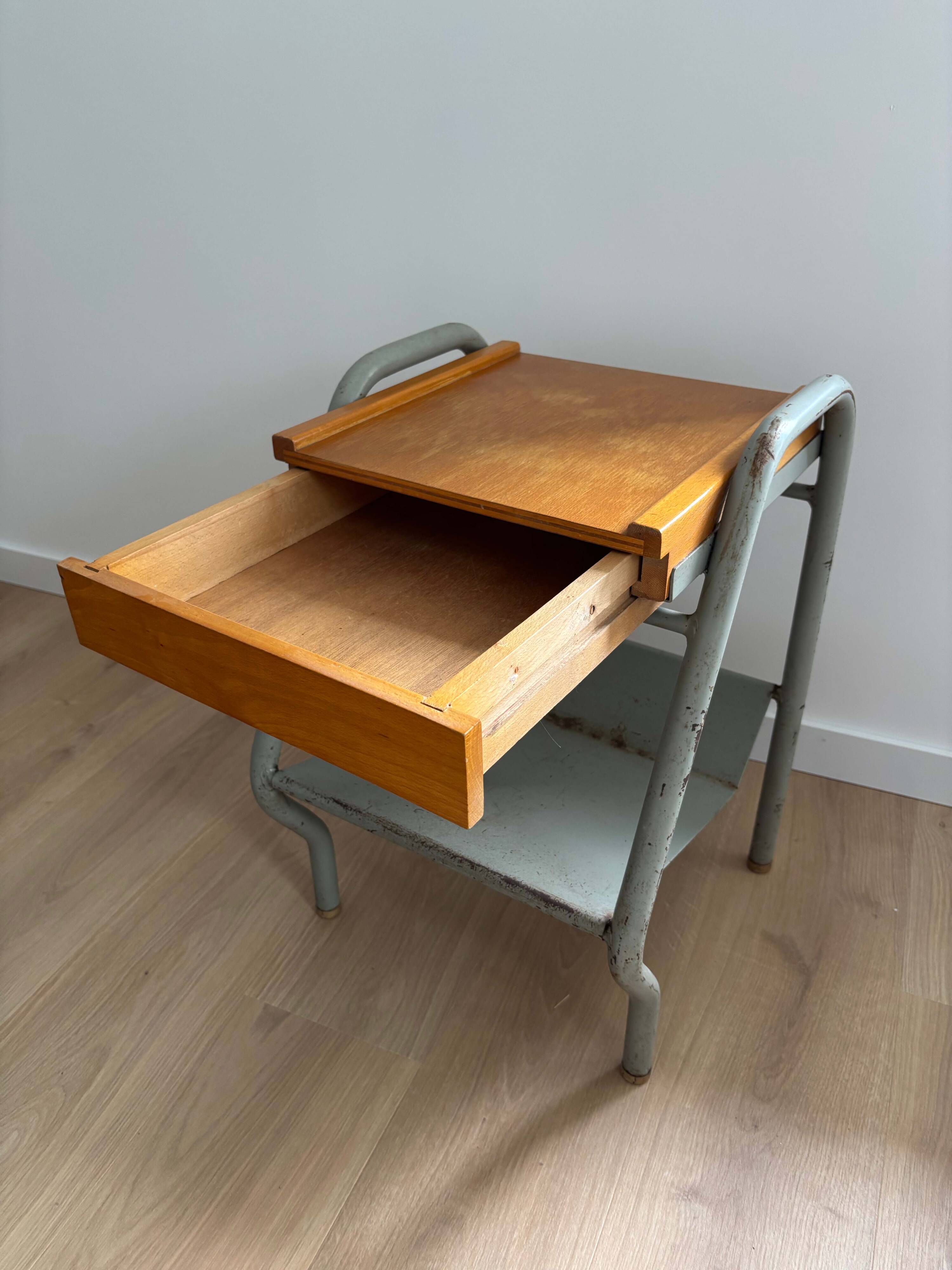 Boarding school bedside table