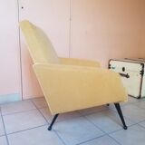 Wine armchair 60s fully restored
