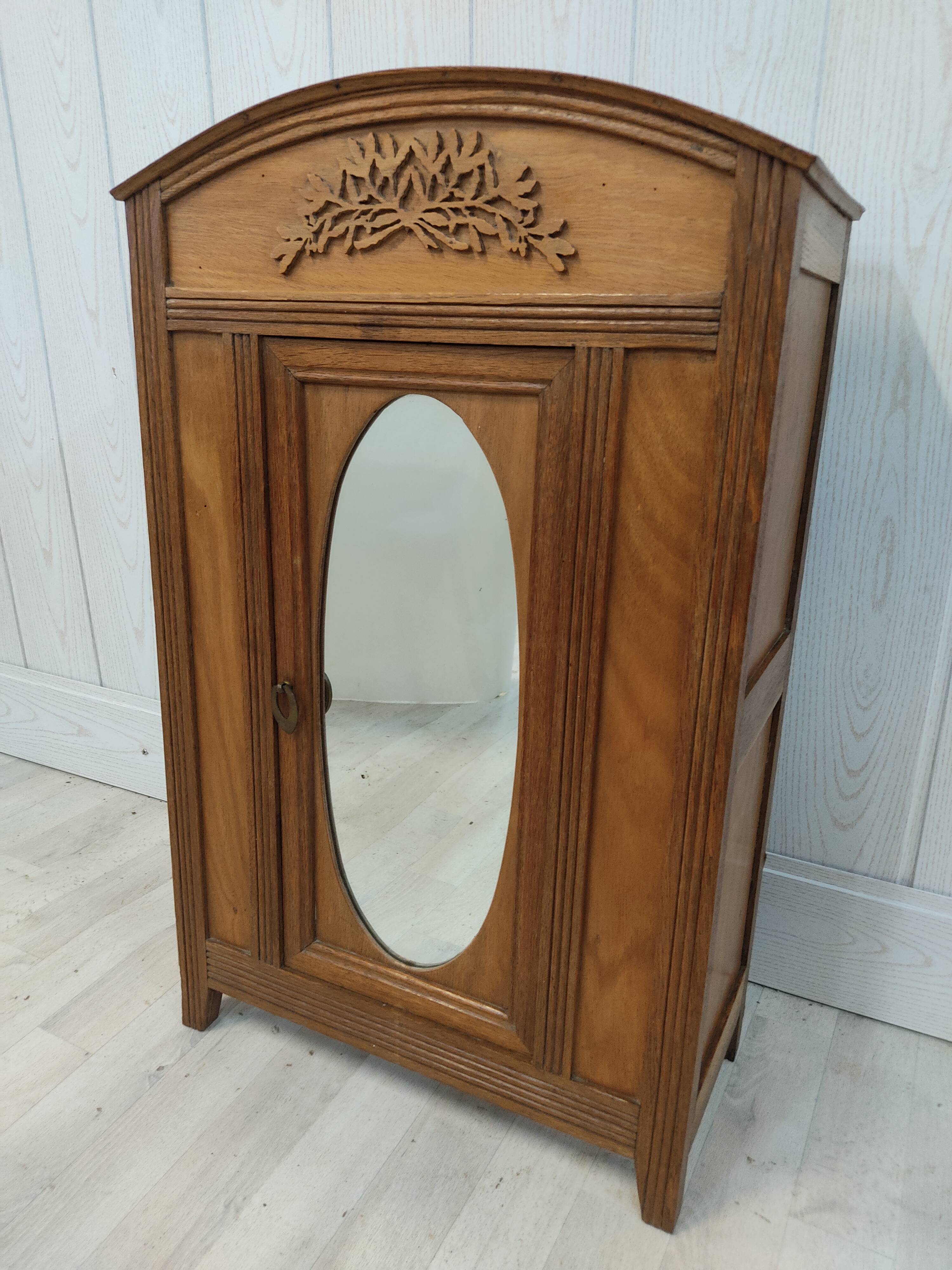 Antique medicine cabinet mirror
