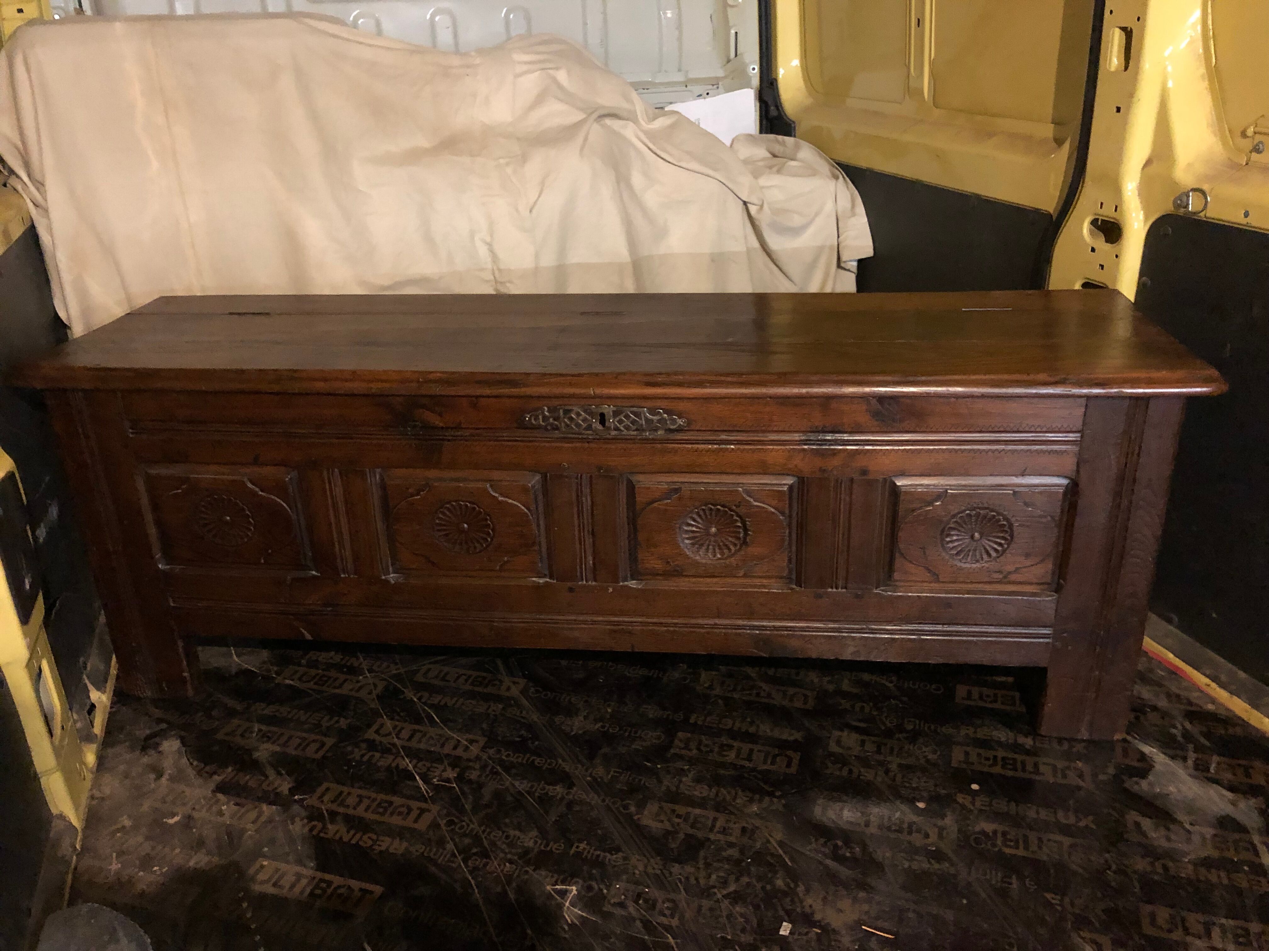 Chest XVIII century in ash