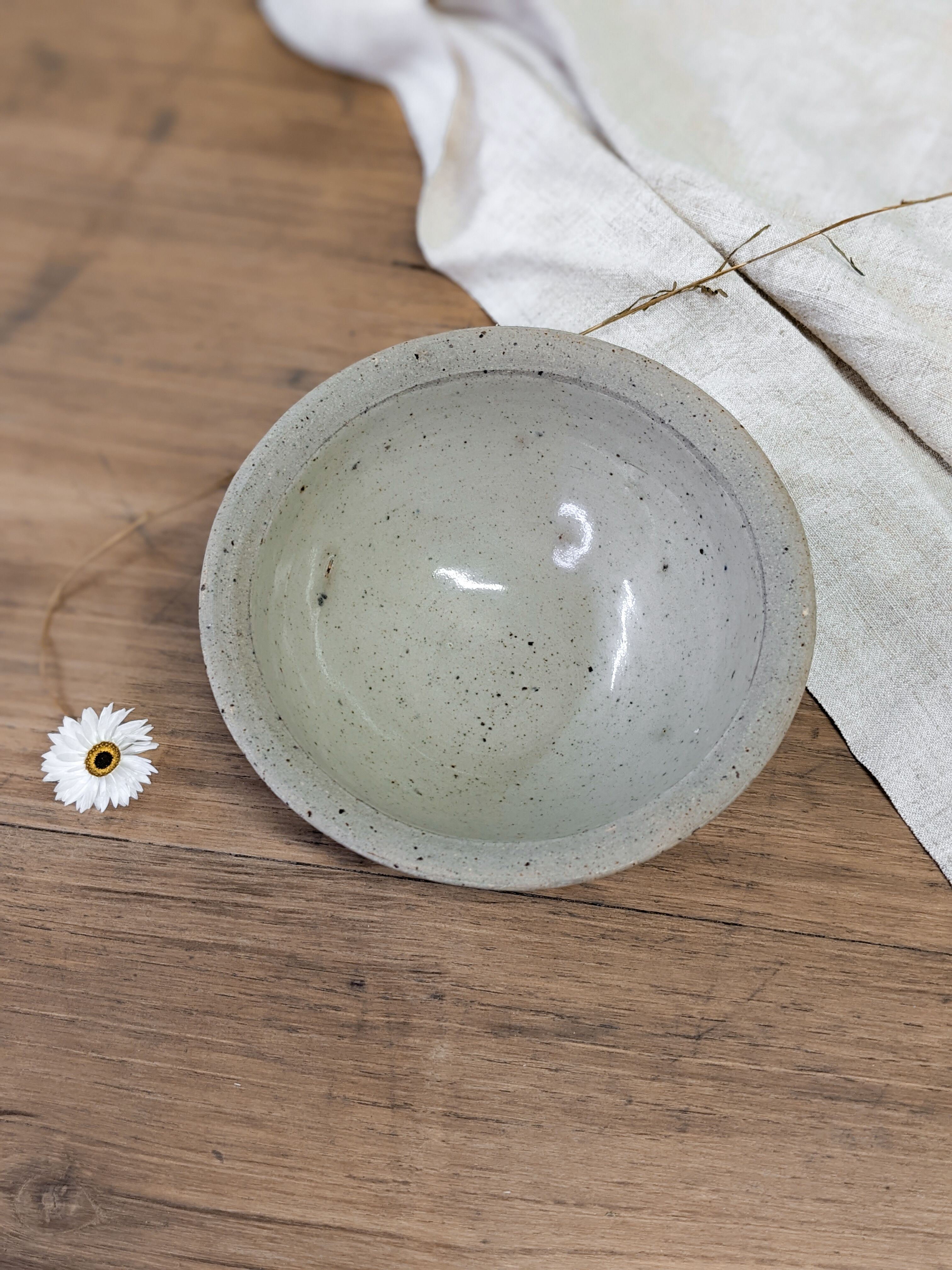 3 bowls made of natural sandstone