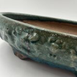 Glazed terracotta planter