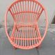 Rattan basket armchair