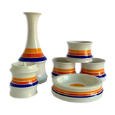 Ensemble de table vintage, Hollohaza Hongrie années 1960