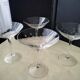 4 Large glass bowls for dessert, ice cream, starters, cocktails, etc.