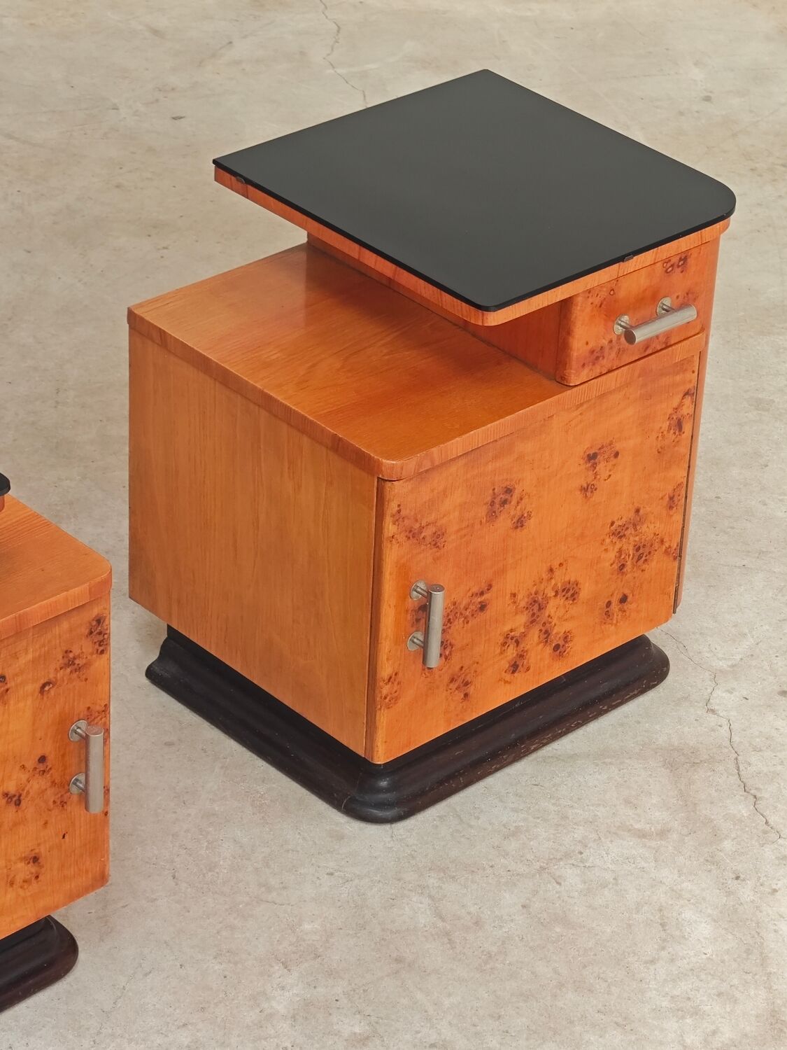 Art Deco bedside table by Jindrich Halabala for Up Zavody