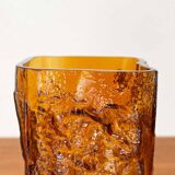 Mid-century modern glass vase by Kai Blomqvist for Kumela, Finland, 1960s.