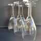 Red wine glasses