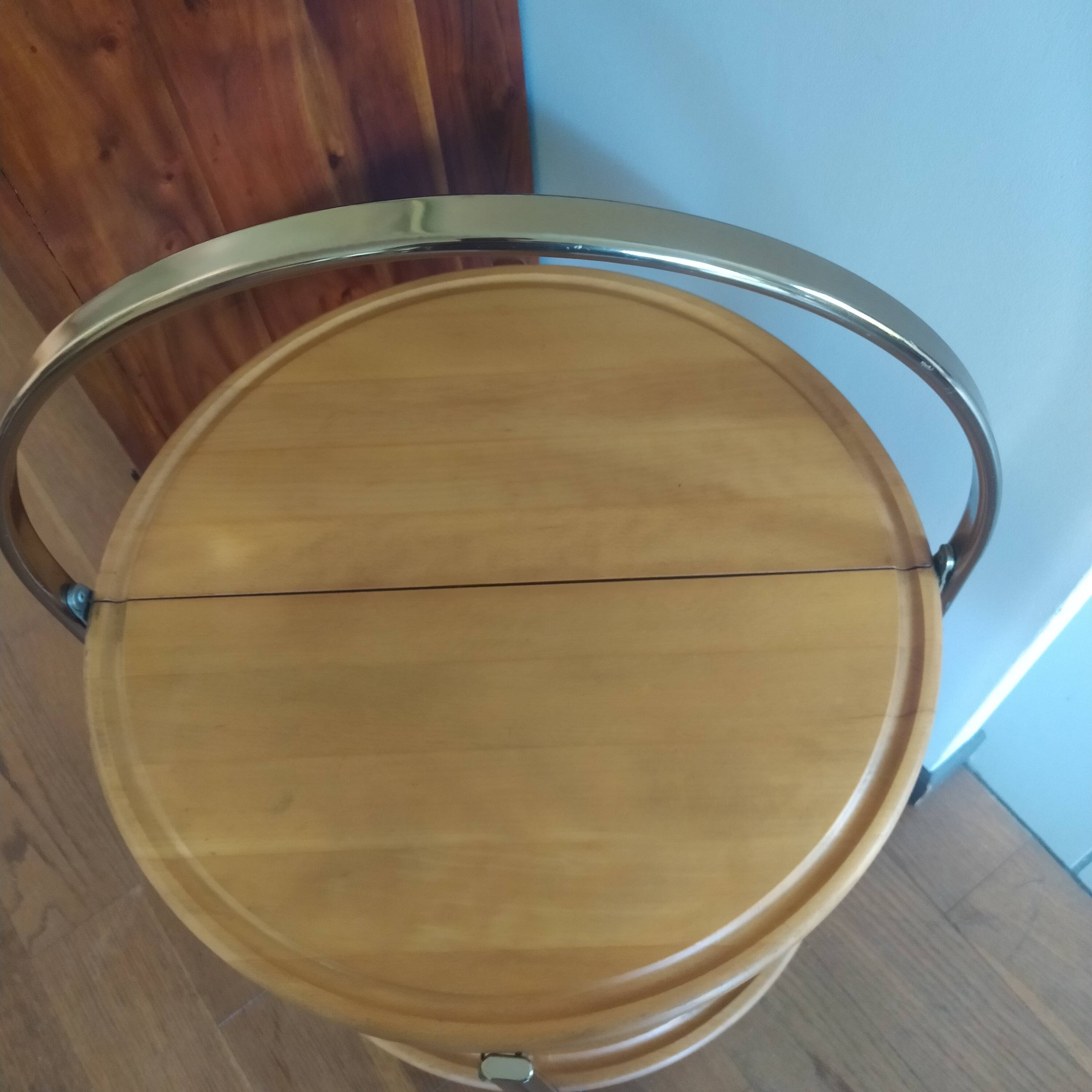 Folding drinks trolley from the 1970s, made in Germany