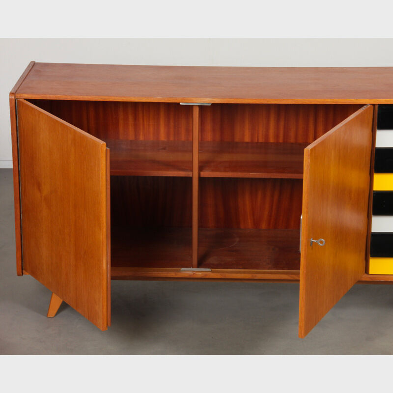 Oak enfilade by Jiri Jiroutek, model U-460, 1960