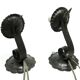 Brutalist sconces, Poland, 1970s, set of 2