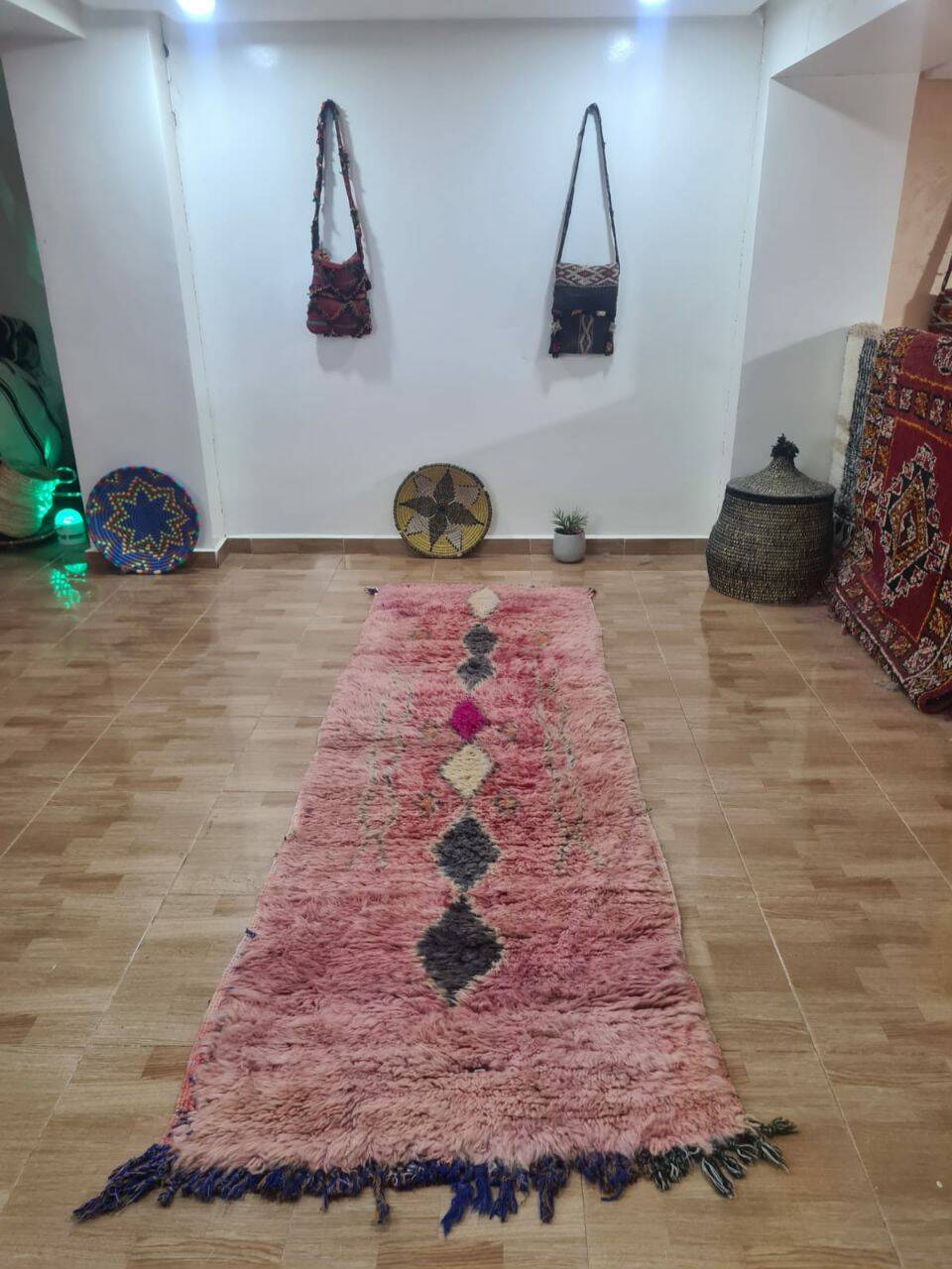 tapis couloir Berbère fait main