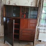 Meuble teck secretary rangement