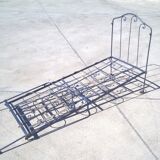 Napoleon III wrought iron folding bed