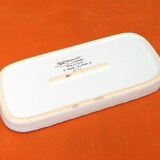 Butter tray earthenware hb henriot quimper france floral decoration