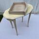 Eggshell-coloured drawer with a cracked effect side table.