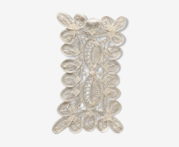 old brussels lace placemat (Aalst) 24x15