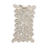 Napperon ancien en dentelle de bruxelles alost  24x15