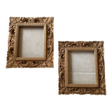 Carved wooden frames