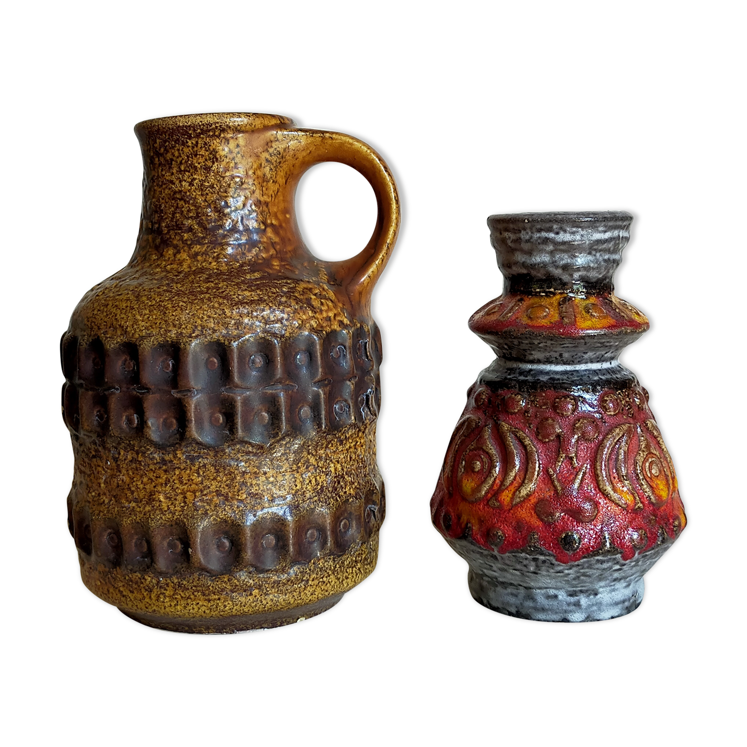 Vintage ceramic duo made in France