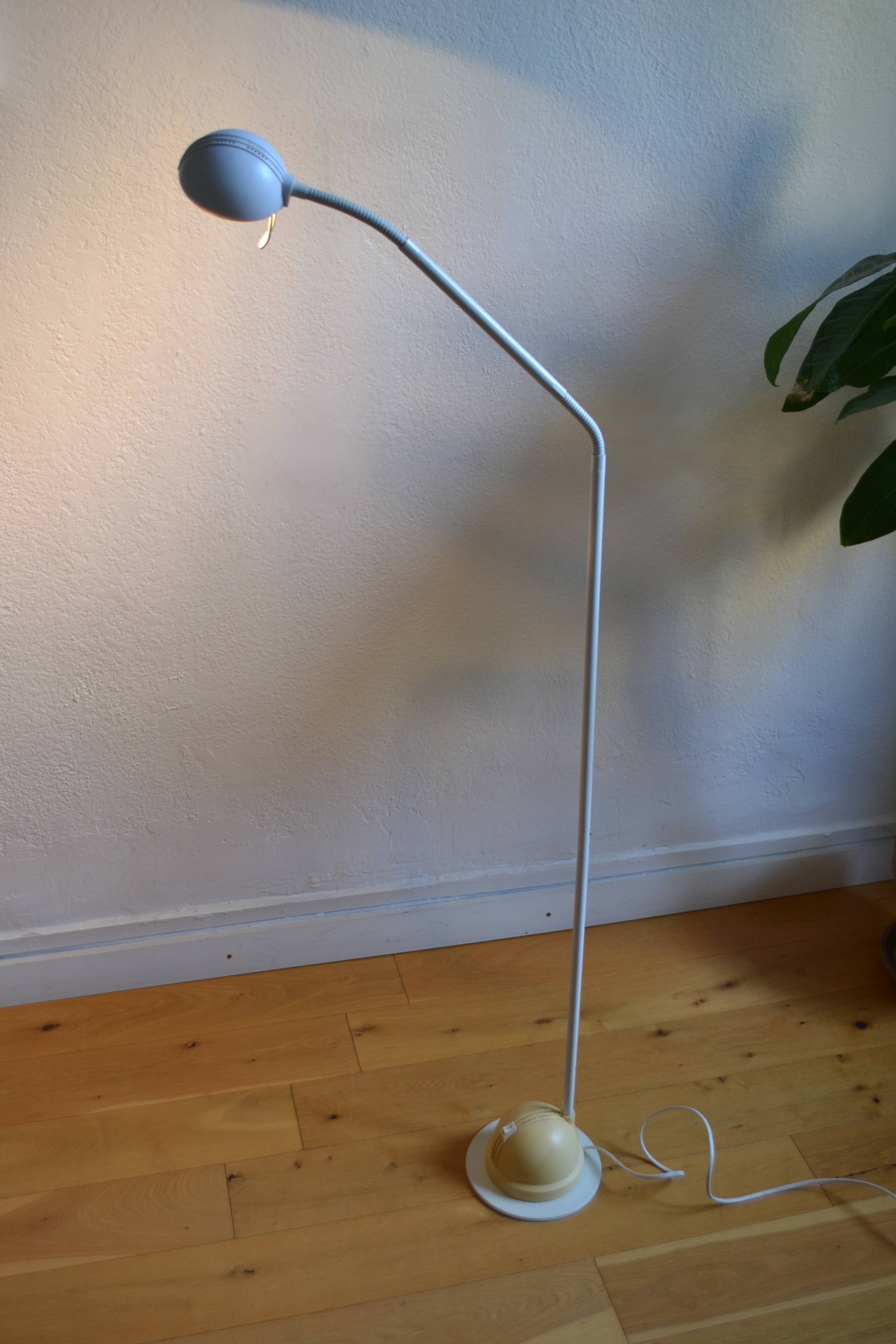 Lampadaire liseuse vintage postmoderniste 1980