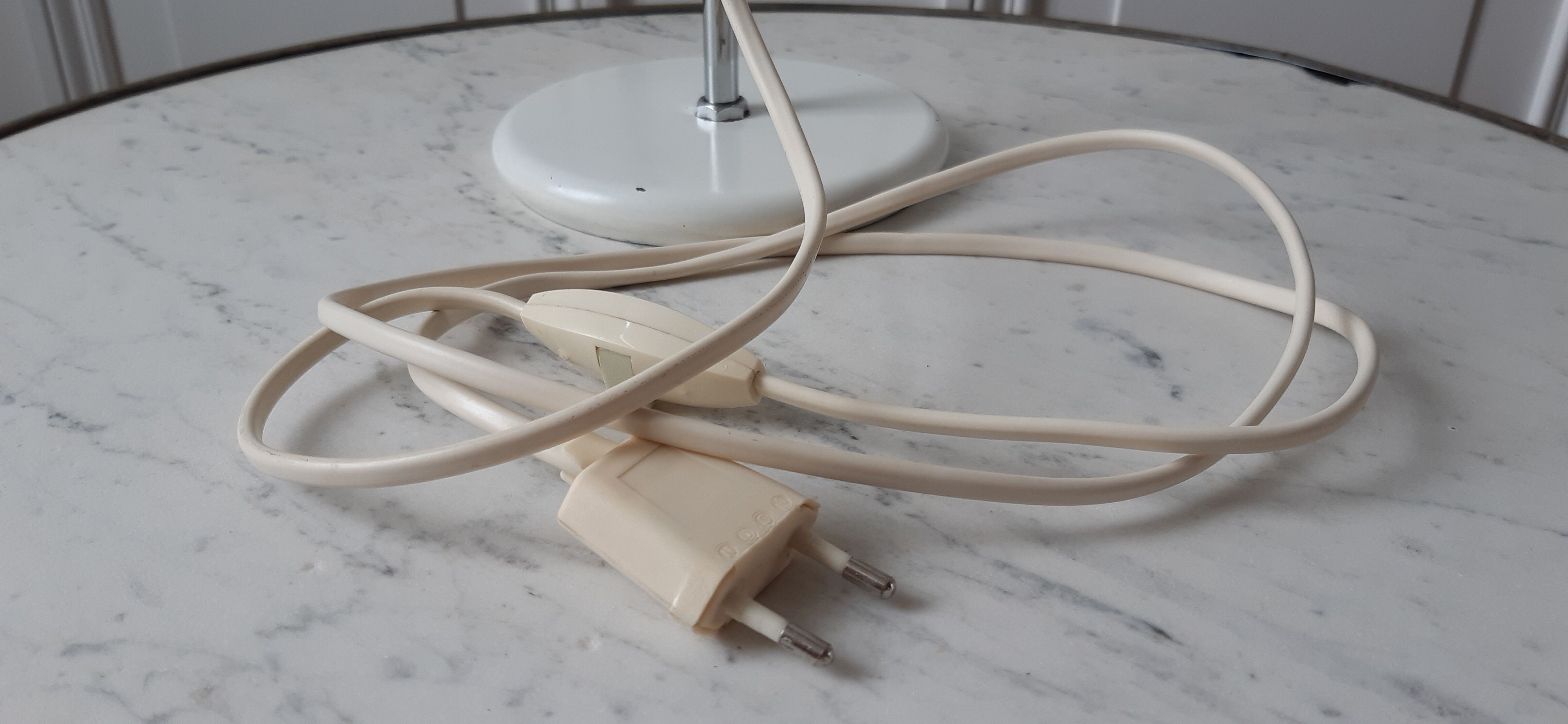 White articulated lamp 70s