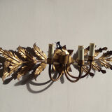Wall light sheets gold metal