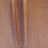 Danish teak sideboard with tambour doors