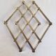 Silver metal stretch underside