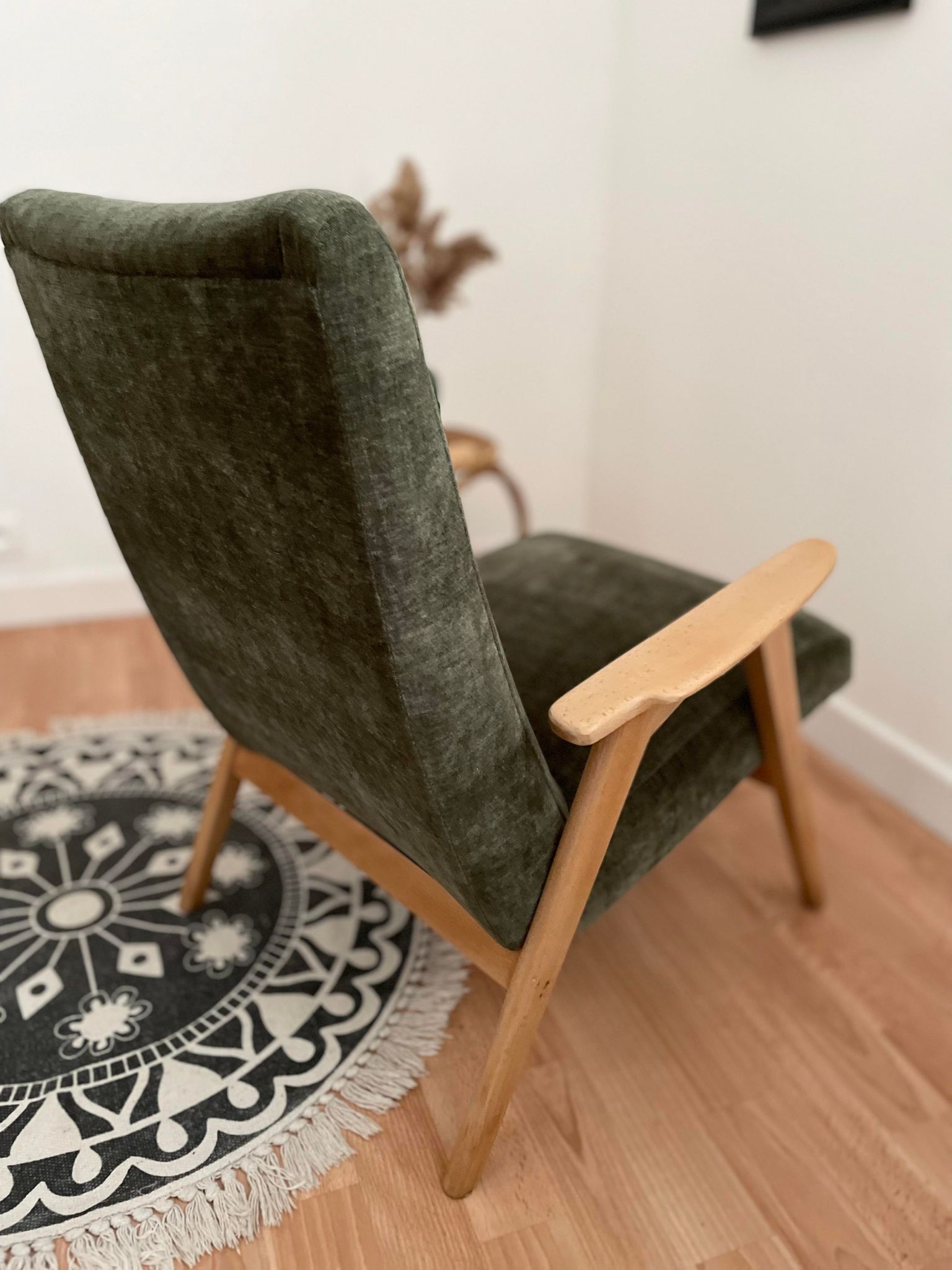 Fauteuil, esprit scandinave années 50/60, restauré