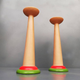 Pair of 80s ceramic candlesticks