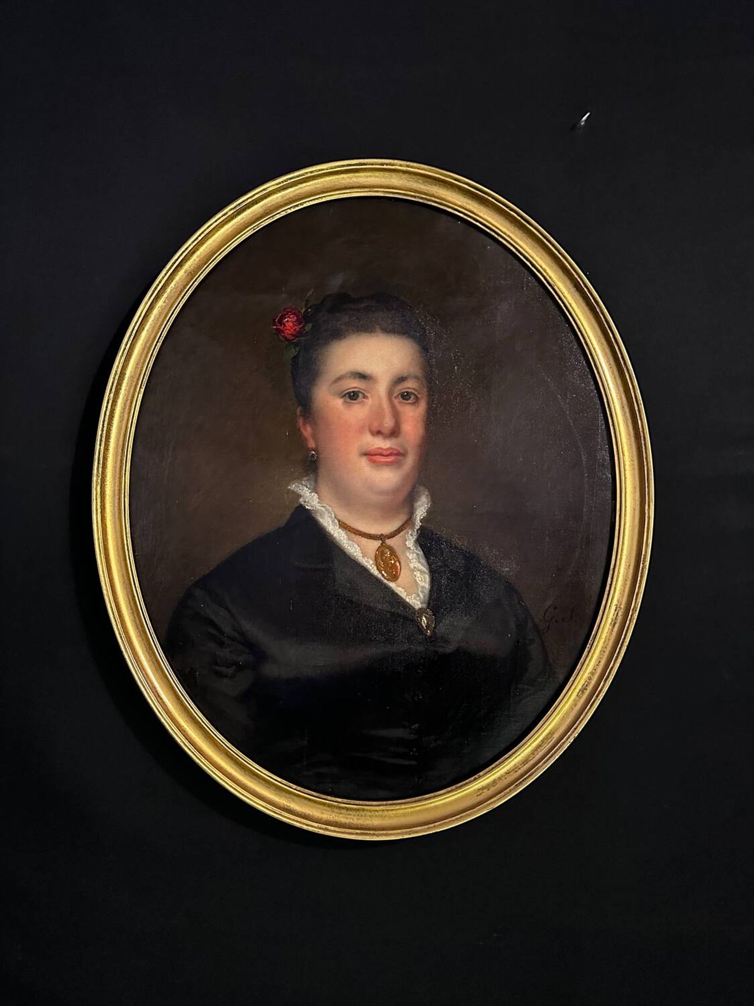 Portrait of Napoleon III by Madame de Saint-Hilaire by Giuseppe Signorin